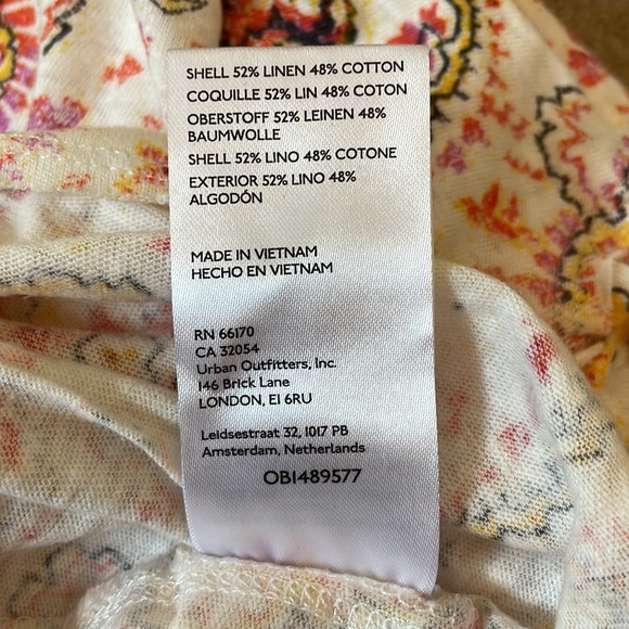 Anthropologie Pilcro Swing Tee Faded Red Boho Print NEW Women’s Size XS ANTHRO - Picture 8 of 8